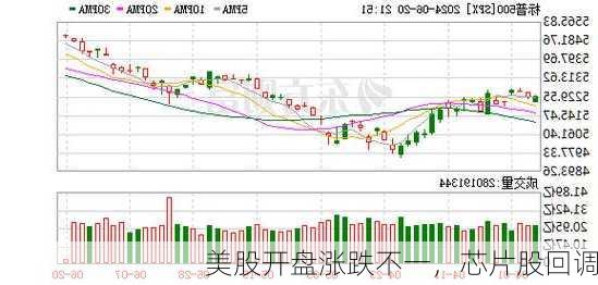 美股开盘涨跌不一，芯片股回调