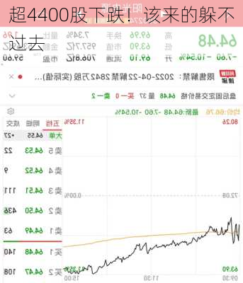 超4400股下跌！该来的躲不过去