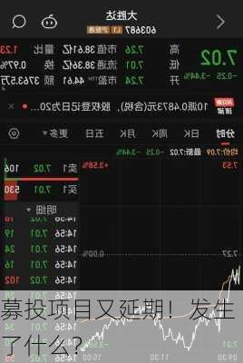募投项目又延期！发生了什么？