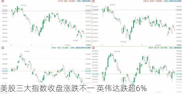 美股三大指数收盘涨跌不一 英伟达跌超6%