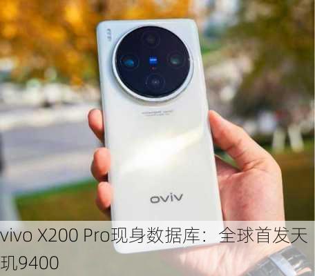 vivo X200 Pro现身数据库：全球首发天玑9400