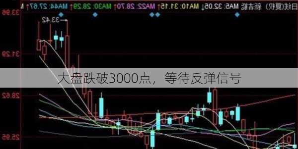 大盘跌破3000点，等待反弹信号