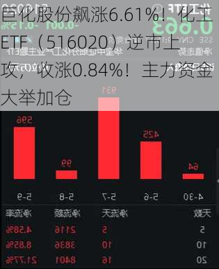 巨化股份飙涨6.61%！化工ETF（516020）逆市上攻，收涨0.84%！主力资金大举加仓