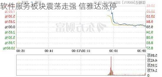 软件服务板块震荡走强 信雅达涨停