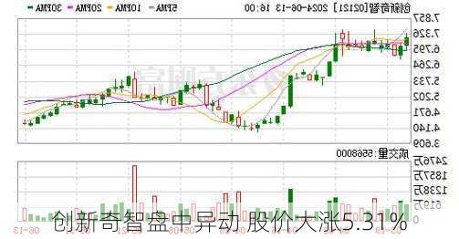 创新奇智盘中异动 股价大涨5.31%