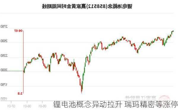 锂电池概念异动拉升 瑞玛精密等涨停