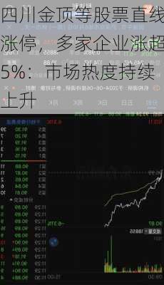 四川金顶等股票直线涨停，多家企业涨超5%：市场热度持续上升