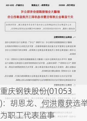 重庆钢铁股份(01053)：胡恩龙、何洪霞获选举为职工代表监事