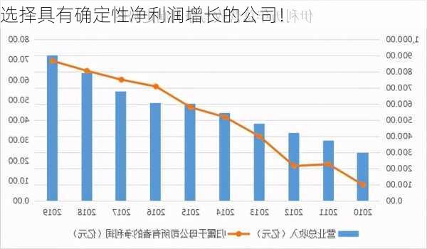 选择具有确定性净利润增长的公司！