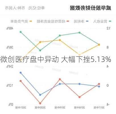 微创医疗盘中异动 大幅下挫5.13%