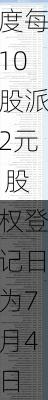 埃科光电(688610.SH)2023年度每10股派2元 股权登记日为7月4日