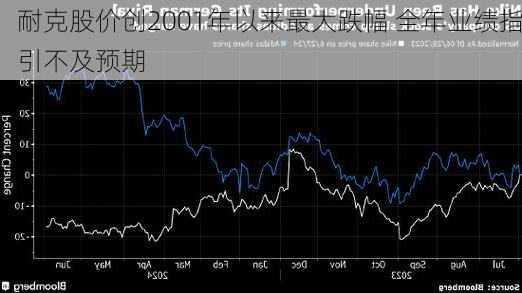 耐克股价创2001年以来最大跌幅 全年业绩指引不及预期