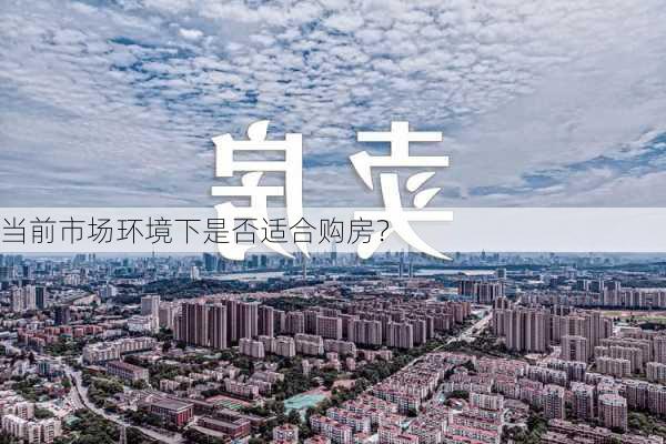 当前市场环境下是否适合购房？