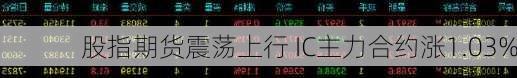 股指期货震荡上行 IC主力合约涨1.03%