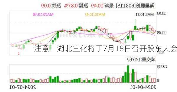 注意！湖北宜化将于7月18日召开股东大会