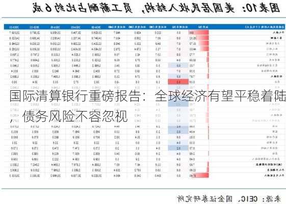 国际清算银行重磅报告：全球经济有望平稳着陆，债务风险不容忽视