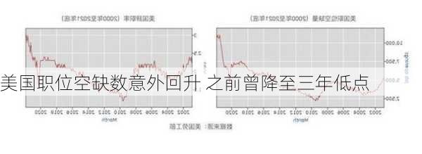 美国职位空缺数意外回升 之前曾降至三年低点