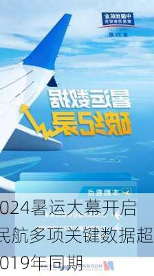 2024暑运大幕开启 民航多项关键数据超2019年同期