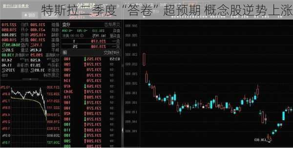 特斯拉二季度“答卷”超预期 概念股逆势上涨