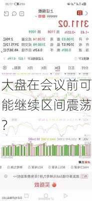 大盘在会议前可能继续区间震荡？