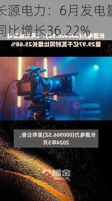 长源电力：6月发电量同比增长36.22%