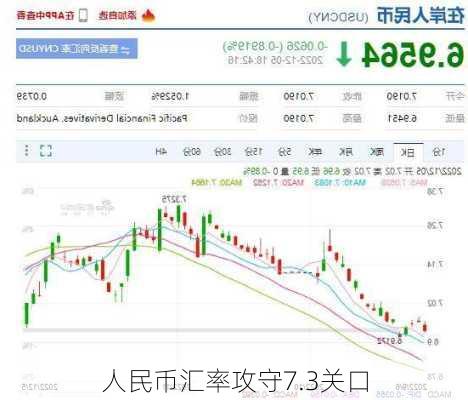 人民币汇率攻守7.3关口