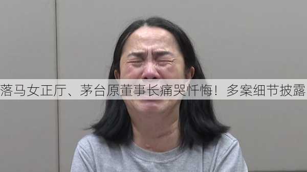 落马女正厅、茅台原董事长痛哭忏悔！多案细节披露