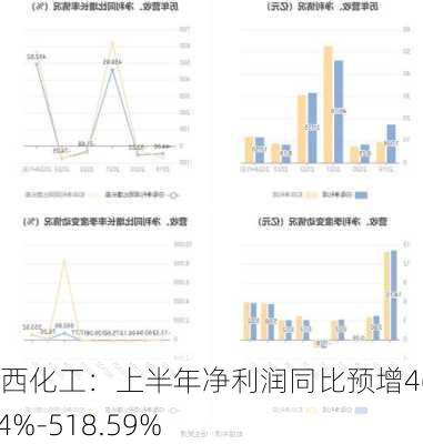 鲁西化工：上半年净利润同比预增467.04%-518.59%