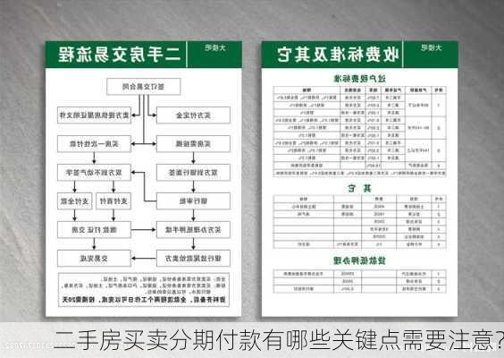 二手房买卖分期付款有哪些关键点需要注意？