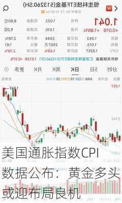 美国通胀指数CPI数据公布：黄金多头或迎布局良机