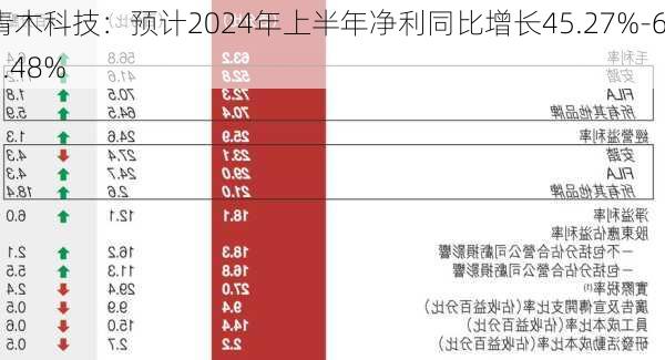 青木科技：预计2024年上半年净利同比增长45.27%-69.48%