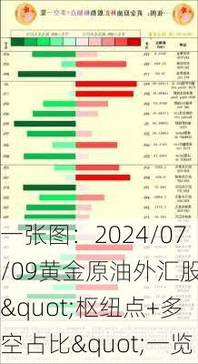 一张图：2024/07/09黄金原油外汇股指