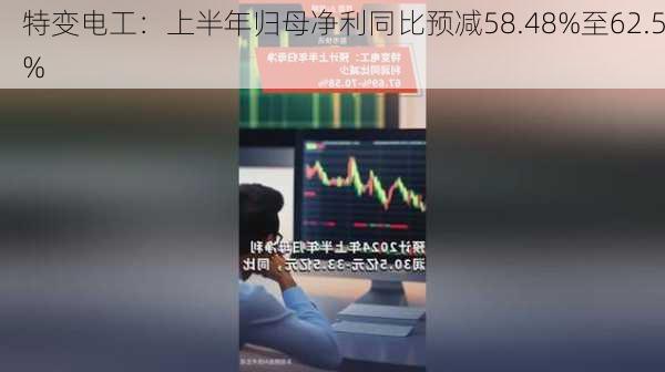 特变电工：上半年归母净利同比预减58.48%至62.5%