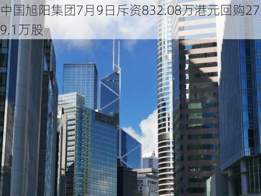 中国旭阳集团7月9日斥资832.08万港元回购279.1万股