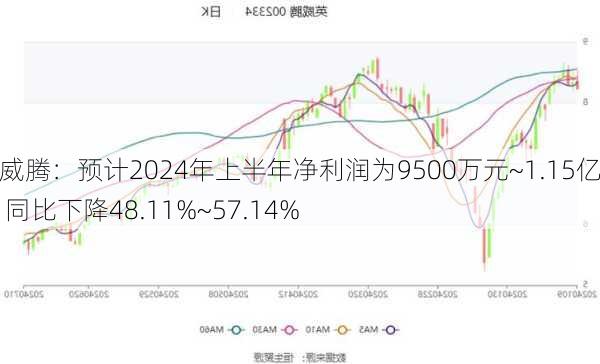 英威腾：预计2024年上半年净利润为9500万元~1.15亿元 同比下降48.11%~57.14%