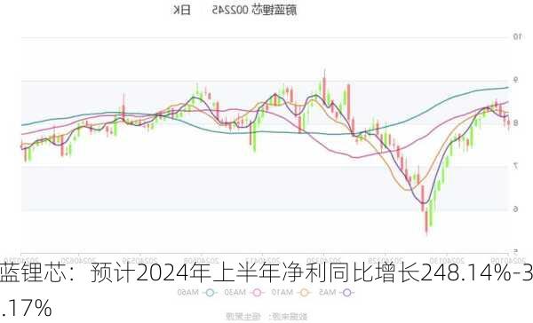 蔚蓝锂芯：预计2024年上半年净利同比增长248.14%-320.17%