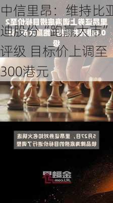 中信里昂：维持比亚迪股份“跑赢大市”评级 目标价上调至300港元