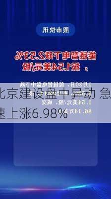 北京建设盘中异动 急速上涨6.98%