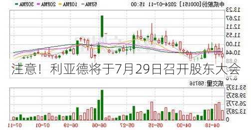 注意！利亚德将于7月29日召开股东大会