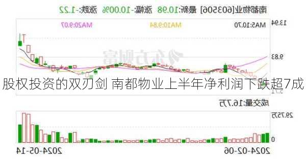 股权投资的双刃剑 南都物业上半年净利润下跌超7成