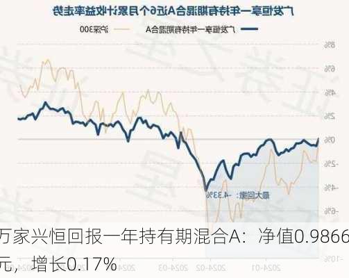 万家兴恒回报一年持有期混合A：净值0.9866元，增长0.17%