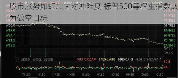 股市涨势如虹加大对冲难度 标普500等权重指数成为做空目标