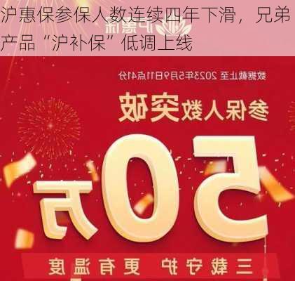 沪惠保参保人数连续四年下滑，兄弟产品“沪补保”低调上线