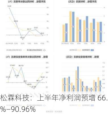 松霖科技：上半年净利润预增 66.05%―90.96%