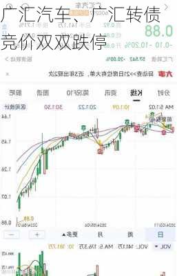 广汇汽车、广汇转债竞价双双跌停