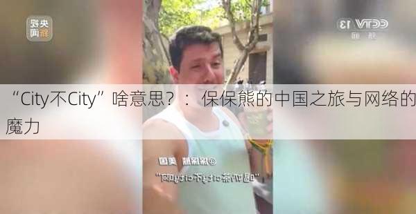 “City不City”啥意思？：保保熊的中国之旅与网络的魔力