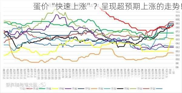 蛋价“快速上涨”？呈现超预期上涨的走势！