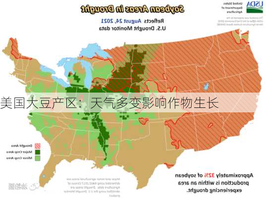 美国大豆产区：天气多变影响作物生长