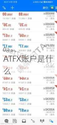 ATFX账户是什么