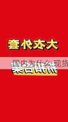 国内为什么 现货